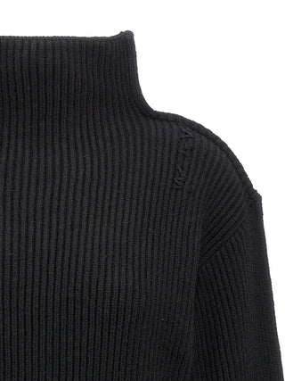 Black Wool Cardigan