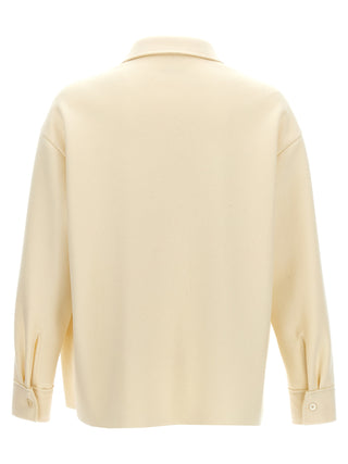 White Wool Blouse