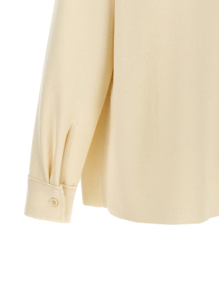 White Wool Blouse