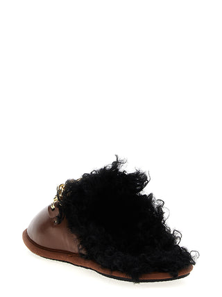 Brown Polyethylene Mules