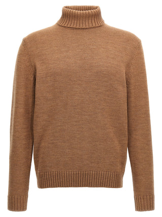 Brown Virgin Wool Cardigan