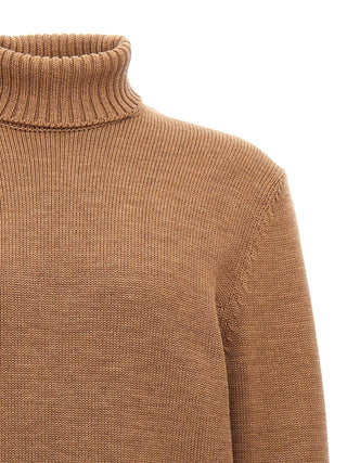 Brown Virgin Wool Cardigan
