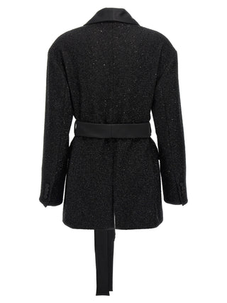 Black Viscose Blazer