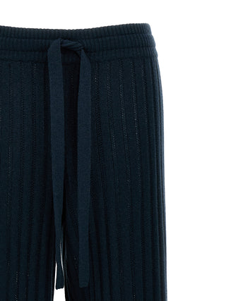 Pantalones casuales bicolor de lana