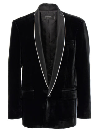 Black Viscose Blazer