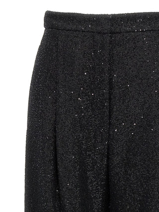 Black Viscose Dress Pants