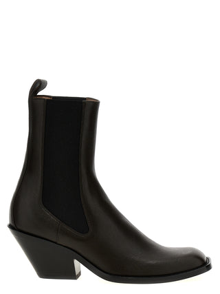 Brown Calfskin Chelsea Boots