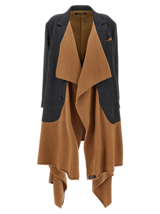 Multicolor Wool Coat