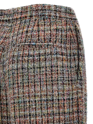 Multicolor Viscose Casual Pants