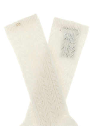 White Wool Socks