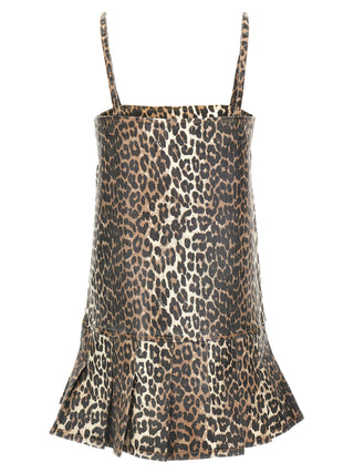 Multicolor Cotton Short Dress