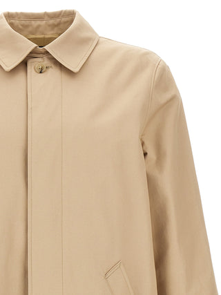 Beige Cotton Coat