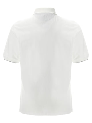 White Cotton Polo Shirt