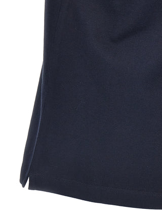 Blue Cotton Polo Shirt