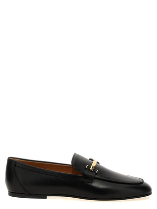 Black Calfskin Slip-On Loafers