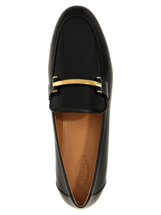Black Calfskin Slip-On Loafers