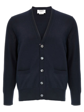 Blue Cotton Cardigan