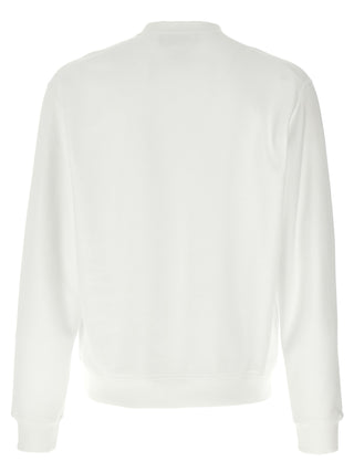 White Cotton Sweatshirt