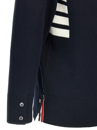 Blue Cotton Cardigan