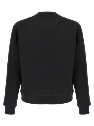 Black Cotton Sweatshirt
