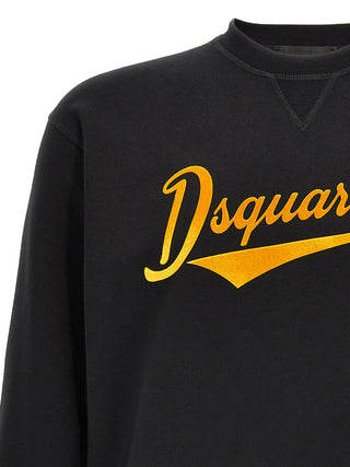 Black Cotton Sweatshirt