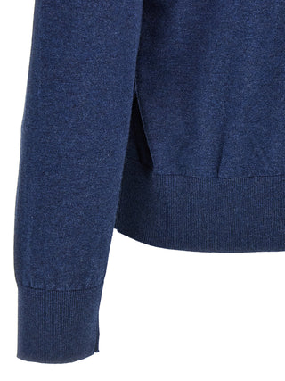 Blue Cotton Cardigan