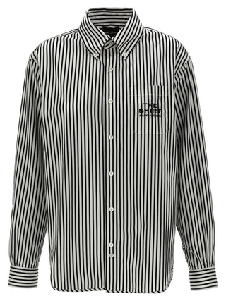 Blusa bicolor de algodón