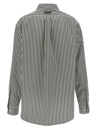 Blusa bicolor de algodón