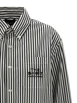 Blusa bicolor de algodón