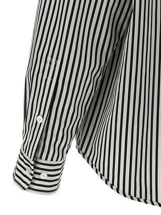 Blusa bicolor de algodón