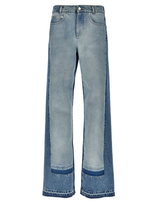 Blue Cotton Jeans Denim