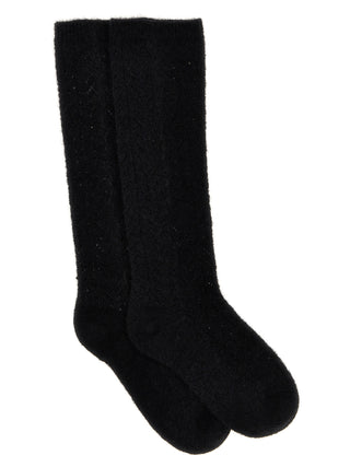Black Wool Socks