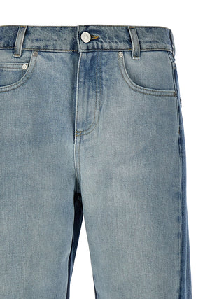 Blue Cotton Jeans Denim
