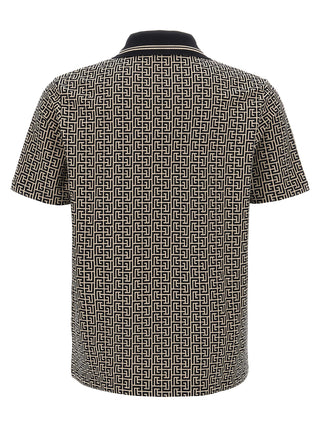 Polo bicolor de algodón