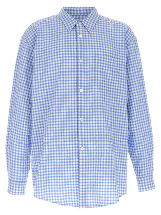 Blue Polyamide Blouse