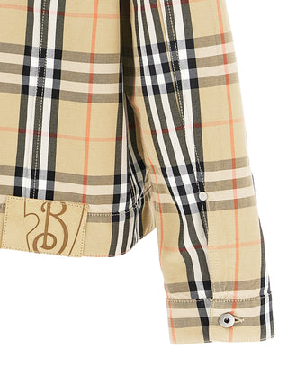 Beige Cotton Full-Length Jacket