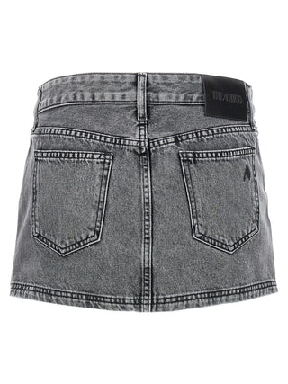 Gray Cotton Long Skirt