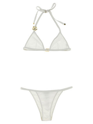 White Polyamide Bikini