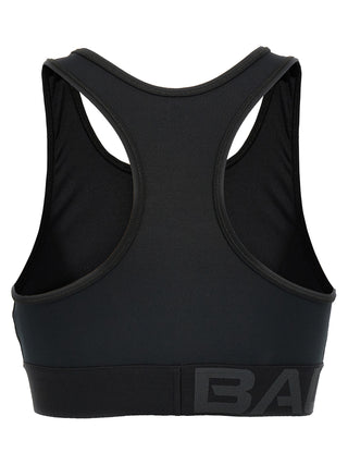 Black Polyester Sport Bra