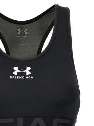 Black Polyester Sport Bra