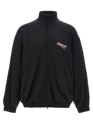 Black Polyamide Sweatshirt