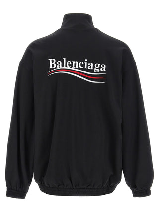 Black Polyamide Sweatshirt