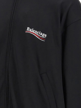 Black Polyamide Sweatshirt