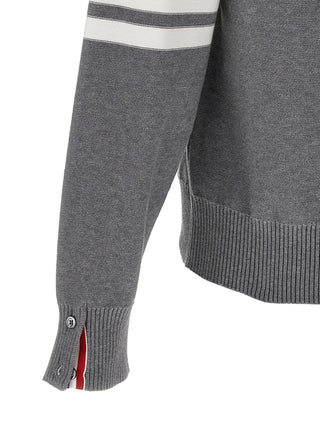 Gray Cotton Cardigan