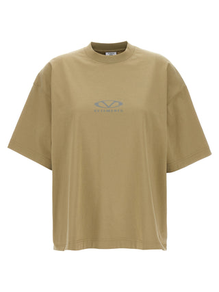 Beige Cotton T-Shirt