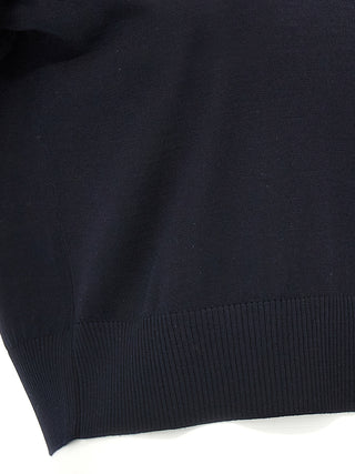 Blue Wool Shortsleeve Shirt