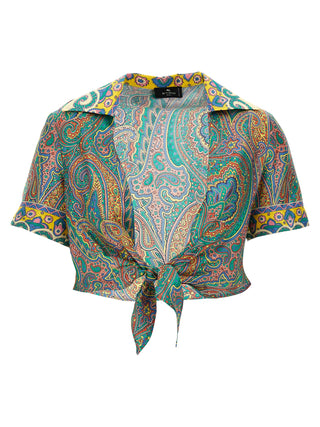 Multicolor Silk Pattern Shirt
