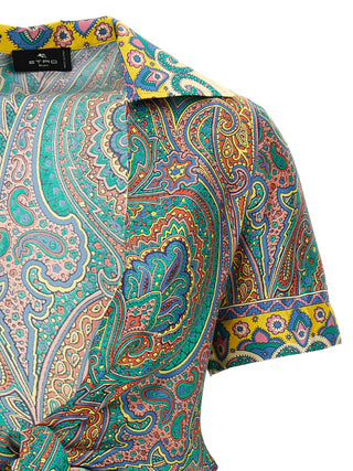 Multicolor Silk Pattern Shirt