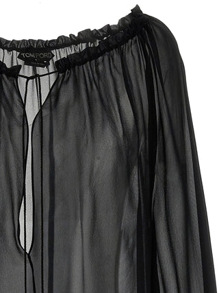 Black Silk Blouse