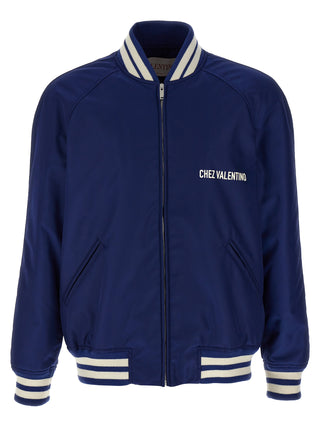 Blue Polyamide Bomber